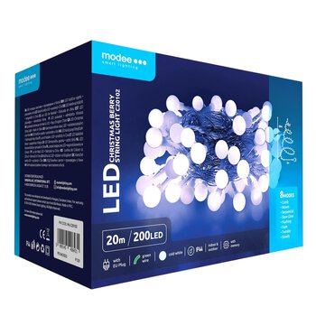 Christmas Lights Balls modee 20m 200LED COLD ML-C20102