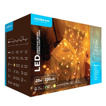 Christmas Lights Balls modee 20m 200LED WARM ML-C20092