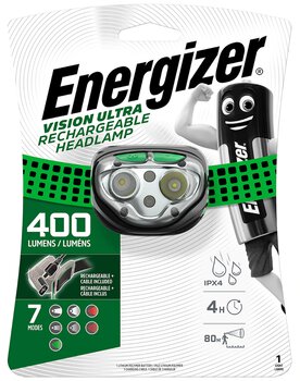 Rechargeable Headlamp Energizer Vision Ultra Rechargeable Headlamp 400 Lumens