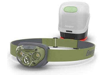 Energizer Vision Green Headlamp 2in1 260 Lumens CAMPING KIT