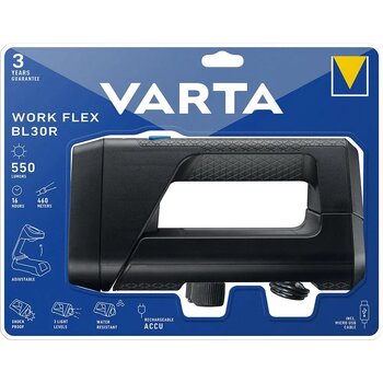 Varta WORK FLEX BL30R 18684 LED flashlight Varta WORK FLEX BL30R 18684 LED flashlight