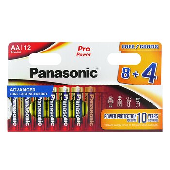 Panasonic Alkaline PRO Power LR6/AA (blister) - 12 pcs