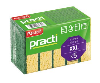 Practi Paclan dishwashing sponges 5 pcs 