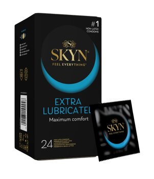 Unimil Skyn Extra Moistened Condoms 24pack