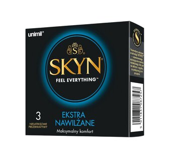 Unimil Skyn Extra Moisturized Condoms 3pack Unimil Skyn Extra Moisturized Condoms 3pack