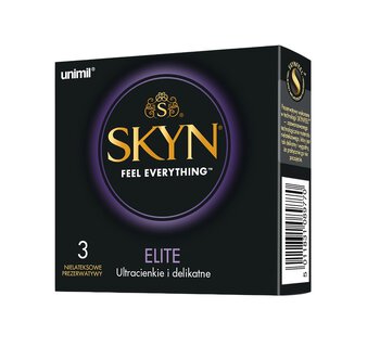 Unimil Skyn Elite 3pack condoms