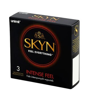 Unimil Skyn Intense Feel Condoms 3pack