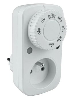Analog timer with DPM DT16 twilight sensor