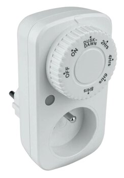 Analog timer with DPM DT16 twilight sensor