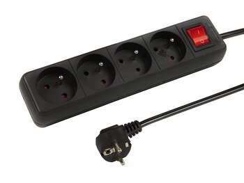 4G Power Extension Cable 1.5M Black Blow