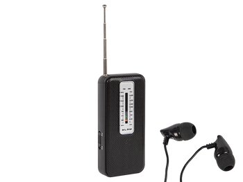 Portable analog radio + Blow RA-8 headphones 77-537#