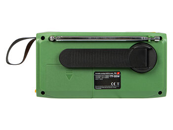 Analog Portable Solar Radio with Dynamo Blow 77-551#