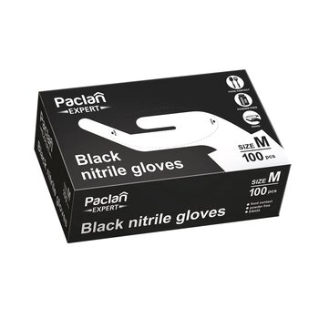 Nitrile gloves M Paclan 100 pcs.