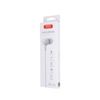In-ear headphones with microphone XO S6 white