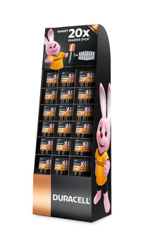 Duracell Display - 96 x AA 4BL + 48 x AAA 4BL