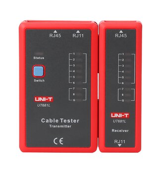 RJ45 RJ11 Network Cable Tester UT681L UNI-T
