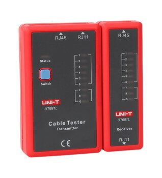 RJ45 RJ11 Network Cable Tester UT681L UNI-T