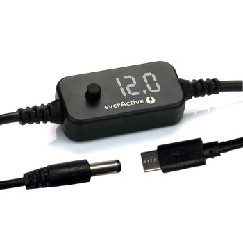Universal Power Supply, Voltage Selector USB-C PD - DC 5V, 9V, 12V, 15V, 20V, 10 Pins, everActive AD-PD65