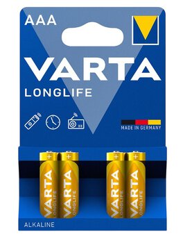 Varta Longlife LR03/AAA 4103 (blister) - 4 sztuki Varta Longlife LR03/AAA 4103 (blister) - 4 sztuki