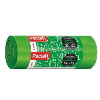 Paclan Glass Segregation Bag 35l 20 pcs green