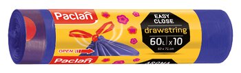 Paclan scented bags with tape 60L 10pcs.