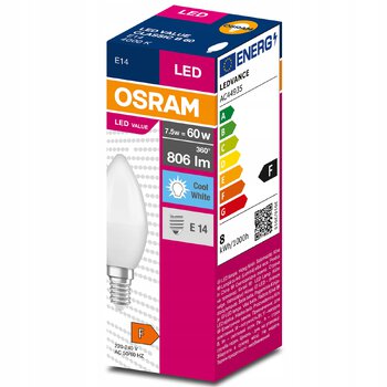 ZAR. LED 7.5W E14 Osram Natural Candle 4000K
