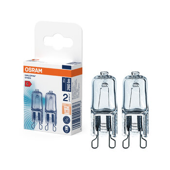 HALOGEN BULB 25W G9 Osram for Ovens 230V 2700K 2 Pieces