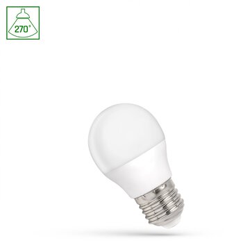 LED Bulb 1W E27 COLD BALL SPECTRUM WOJ14450