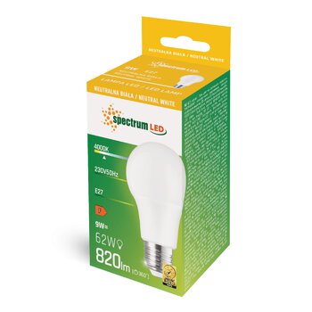 LED bulb E27 9W bulb Spectrum WOJ14611
