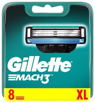 Gillette Mach 3 Turbo Hopper - 8 pcs