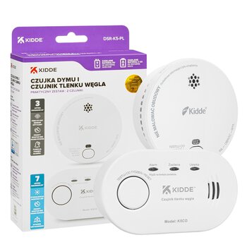 Smoke and carbon monoxide detector kit Kidde KID-DSR-K5-PL