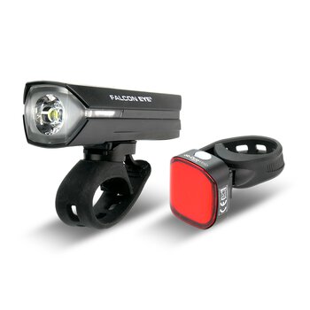 Falcon Eye DuoVelo Rechargeable Bicycle Lamp Set FBS0113 Falcon Eye DuoVelo Rechargeable Bicycle Lamp Set FBS0113