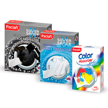 PACLAN Set of 15 pcs Color Absorber, 10 pcs Silver Color Absorber white, 10 pcs Silver Color Absorber black