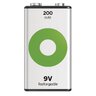 1 x 6F22 / 9V Ni-MH GP ReCyko 200mAh rechargeable battery