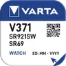 1 x silver battery (watch) 371 VARTA (SR920SW) Bat.