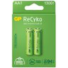 2 x AA / R6 Ni-MH GP ReCyko 1300mAh rechargeable batteries 2 x AA / R6 Ni-MH GP ReCyko 1300mAh rechargeable batteries