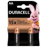 2 x Duracell Duralock Basic C&B LR6 AA alkaline battery (blister)