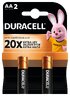 2 x AA / LR6 Duracell batteries (blister)
