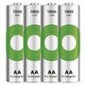 4 x rechargeable AA / R6 Ni-MH GP ReCyko 1300 mAh rechargeable batteries