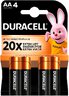 4 x Duracell Basic LR6 AA alkaline battery (blister) 4 x Duracell Basic LR6 AA alkaline battery (blister)