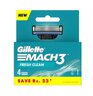 Gillette Mach 3 Turbo Hopper - 4 pcs