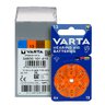6 x Varta 13 hearing aid batteries