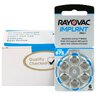 600 x Rayovac 675 IMPLANT PRO+ hearing aid batteries