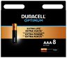 8 x Duracell OPTIMUM LR03 AAA Alkaline Battery (Blister)