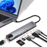 8in1 Media-Tech MT5046 Hub USB-C Adapter to USB 3.0 + USB 2.0 + HDMI + USB-C + USB-C PD + microSD, SD + RJ45 8in1 Media-Tech MT5046 Hub USB-C Adapter to USB 3.0 + USB 2.0 + HDMI + USB-C + USB-C PD + microSD, SD + RJ45