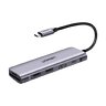 USB-C 6-in-1 Hub Adapter Ugreen CM195 15214 2x USB 3.0 + HDMI + USB-C + SD and micro SD card reader USB-C 6-in-1 Hub Adapter Ugreen CM195 15214 2x USB 3.0 + HDMI + USB-C + SD and micro SD card reader
