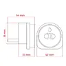 USA DPM Travel Adapter White USA DPM Travel Adapter White