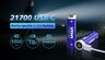 accumulateur avec protection XTAR 21700 5000mAh USB-C accumulateur avec protection XTAR 21700 5000mAh USB-C