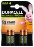 Аккумуляторы Duracell Recharge R03 AAA 900mAh (блистер) - 4 штуки