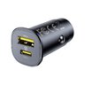 Baseus C00072300123-00 30W Fast Car Charger with USB and USB-C Socket
